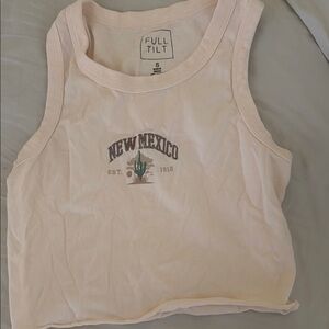 Full Tilt Cream Tank Top NWOT!